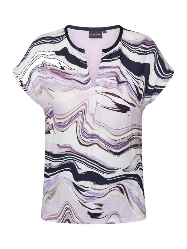 Marita bluse lavendel marmor