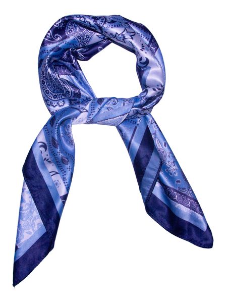 Hovedbilde Skjerf blå paisley