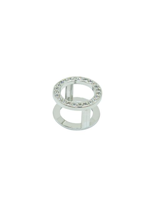 Hovedbilde Skjerfring rund med strass