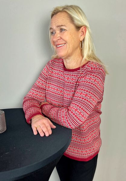 Hovedbilde Kristin genser nordisk strikk