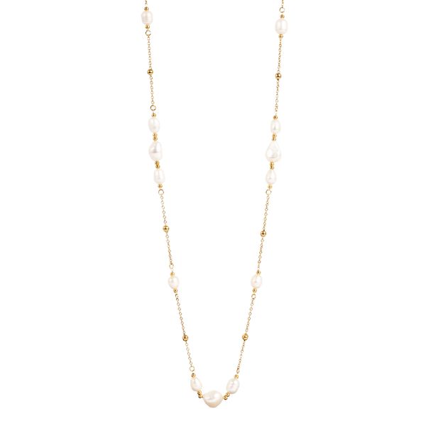 Hovedbilde Langt kjede med ferskvannsperler