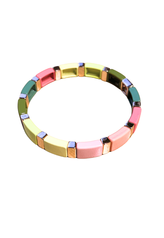 Emaljert armbånd L/XL  Tutti-frutti