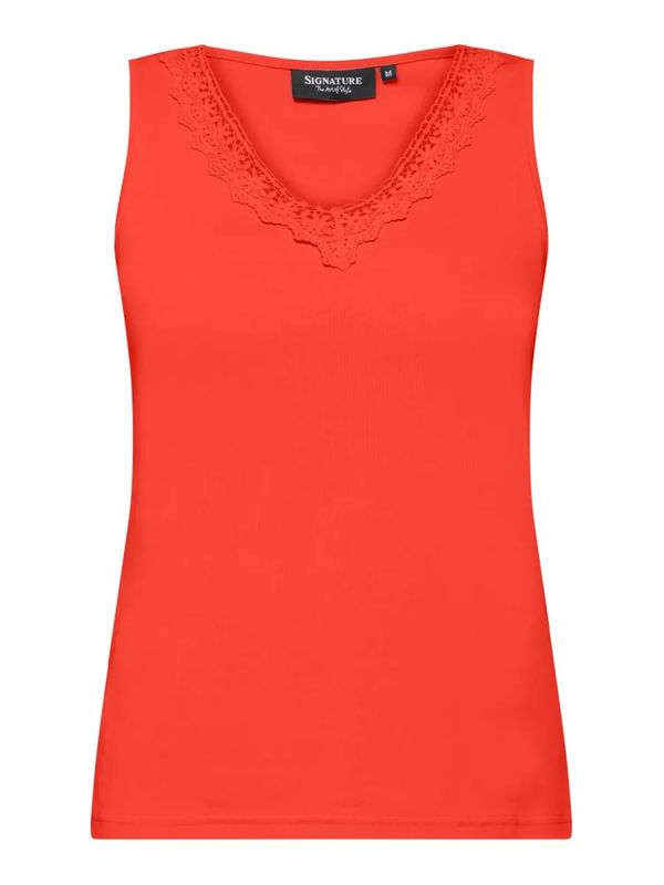 Sølvi singlet rød blonde