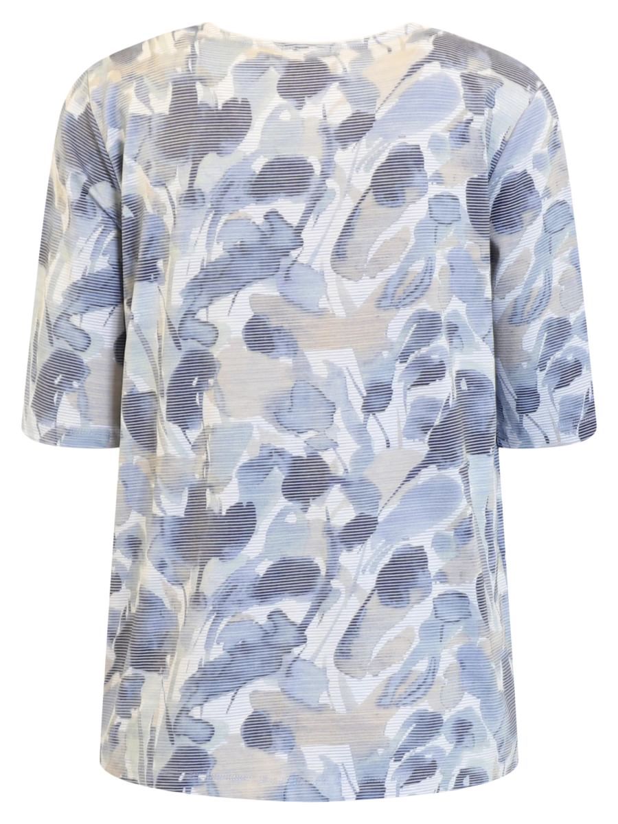 Tonje t-shirt middelalder-blå