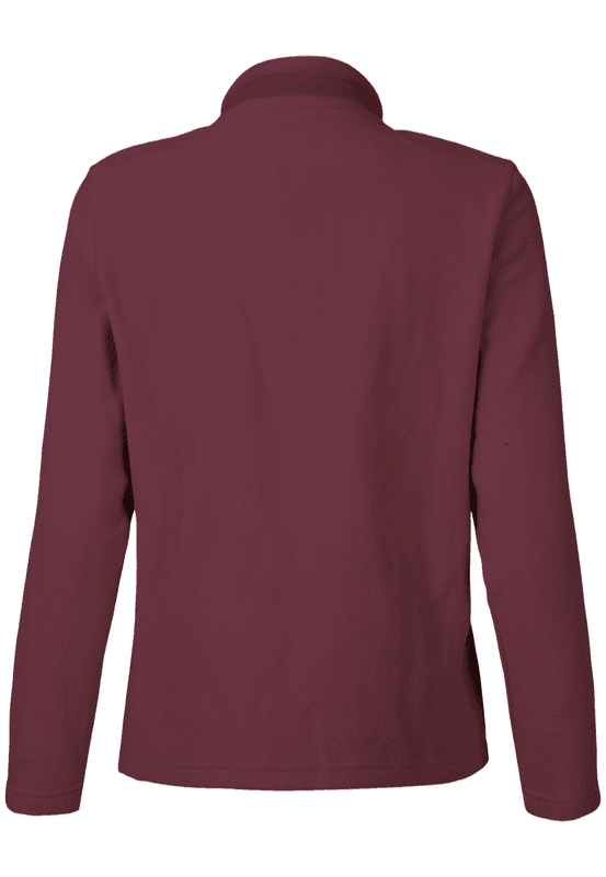 Tora fleece-jakke burgunder