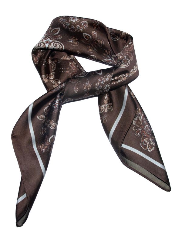 Skjer multi paisley brun