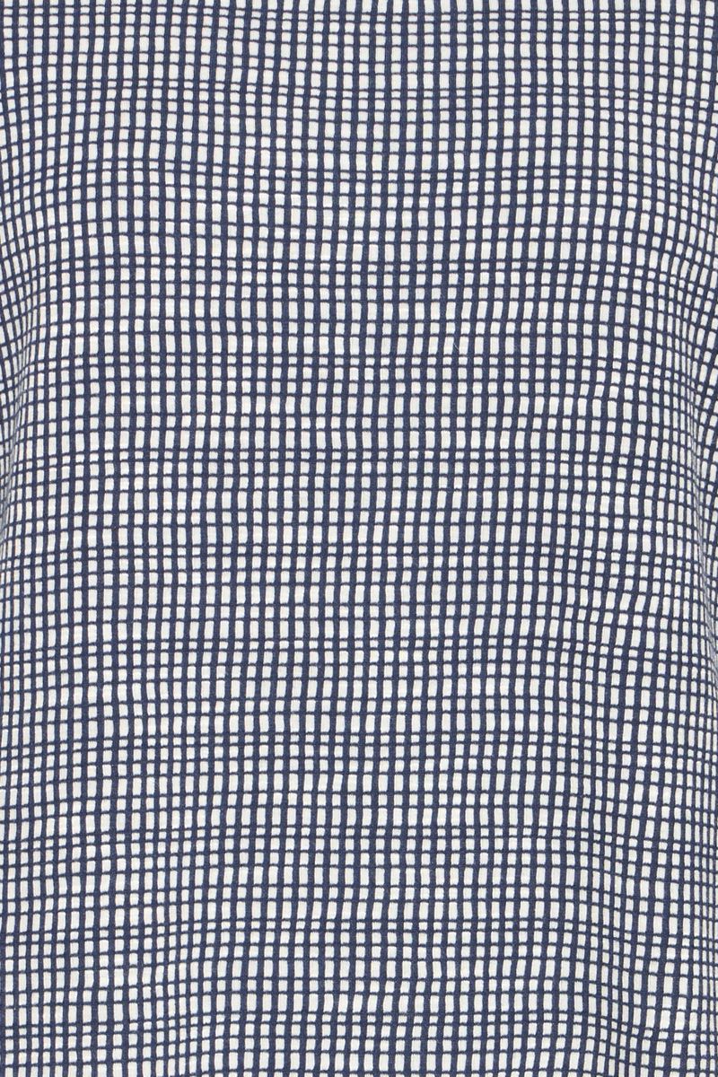 Irene topp blue grid