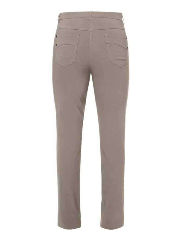 Brandtex Madelaine viskose-bukse beige