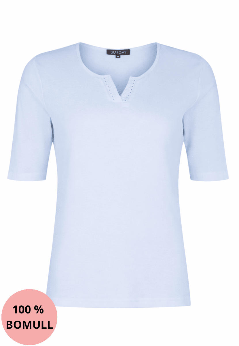 Inger t-shirt lys blå