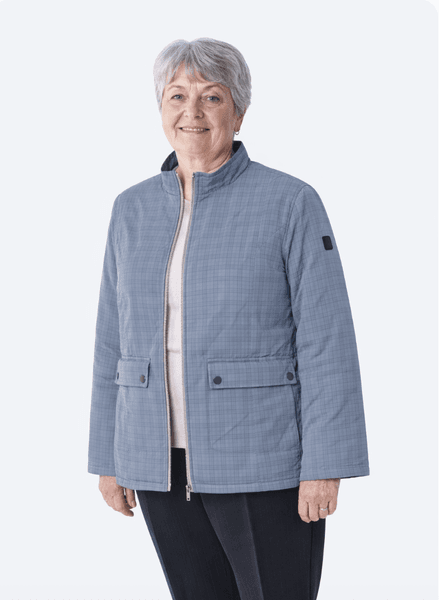 Hovedbilde Freia jakke quilted blue