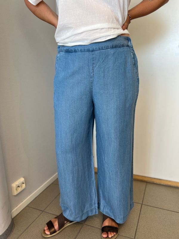 Evelyn culotte lys denim
