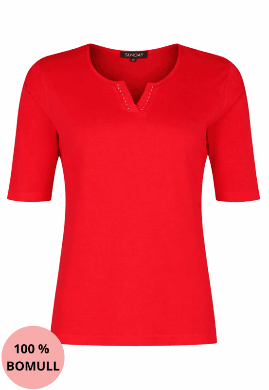 Inger t-shirt rød
