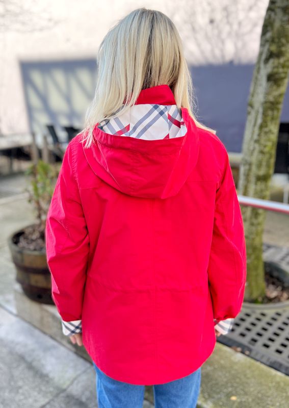 Hedda anorakk rød