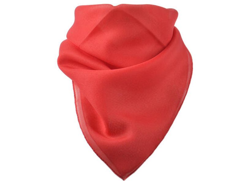Skjerf chiffon rød