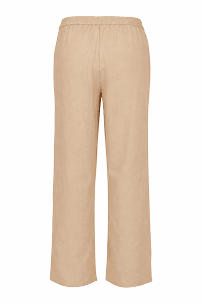 Hovedbilde Inger capri bukser lin sand