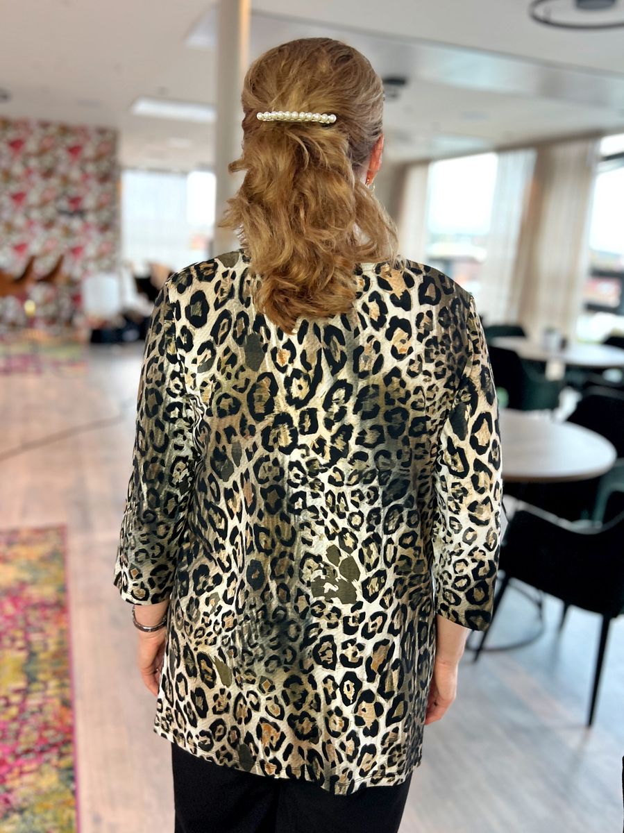 Nelly lang topp leopard