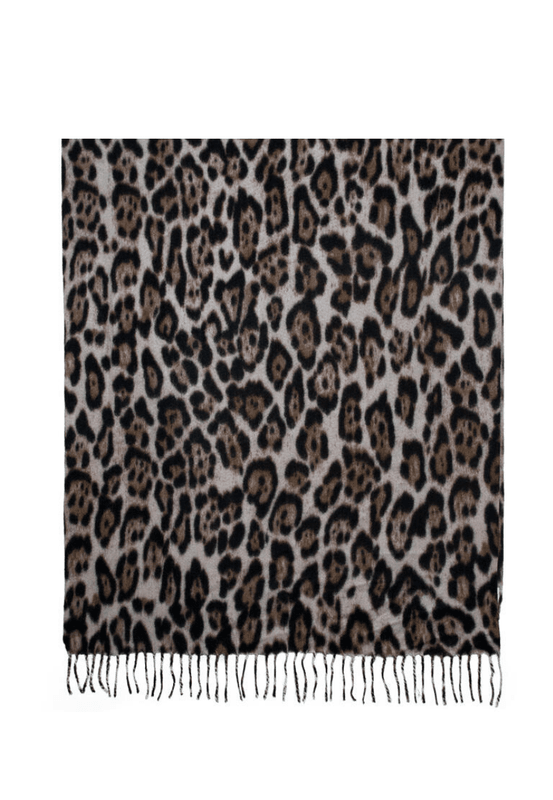 Skjerf børstet leopard