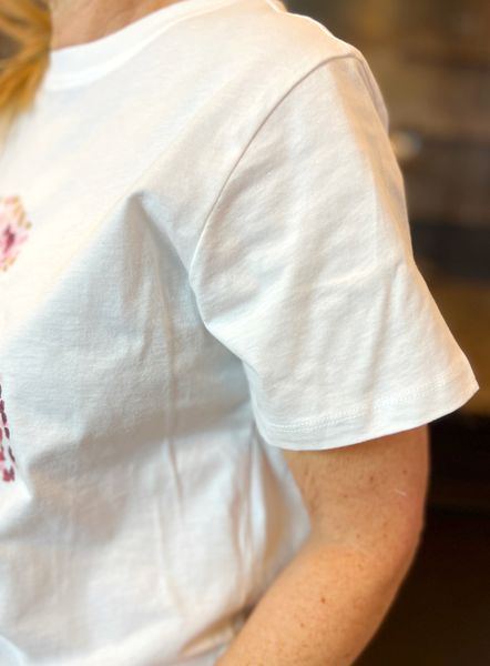 Hovedbilde Irene t-shirt rød hortensia