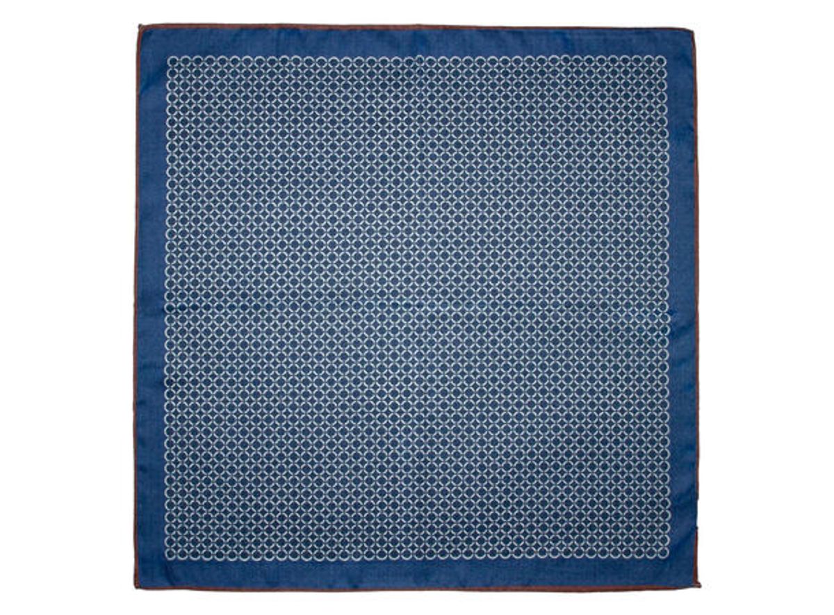 Skjerf  med kjedemønster