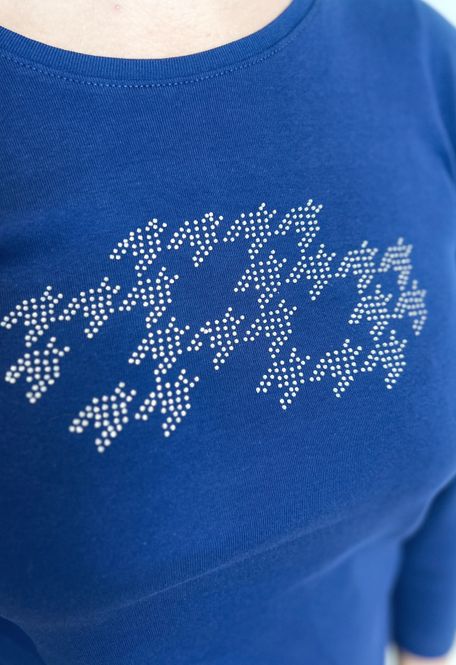 Hovedbilde Kjersti bomull topp blå