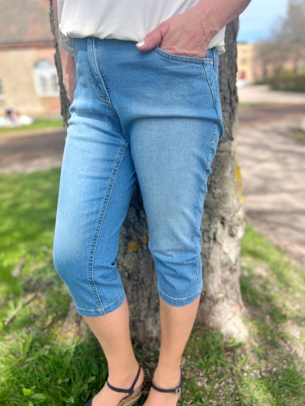 Janne capribukse lys denim