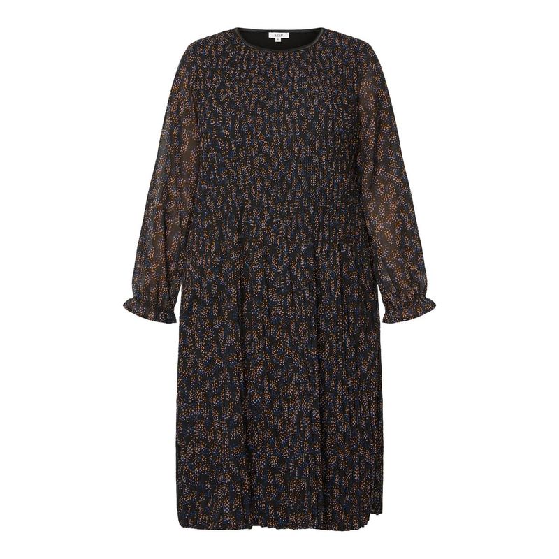 Lillian chiffon kjole svart