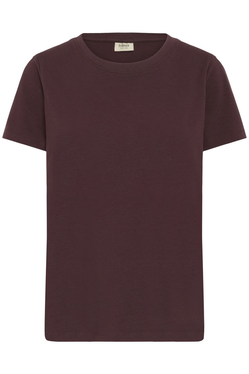 Fransa perfekt t-shirt mahogni 