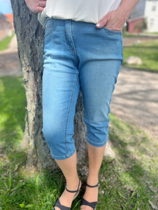 Janne capribukse lys denim