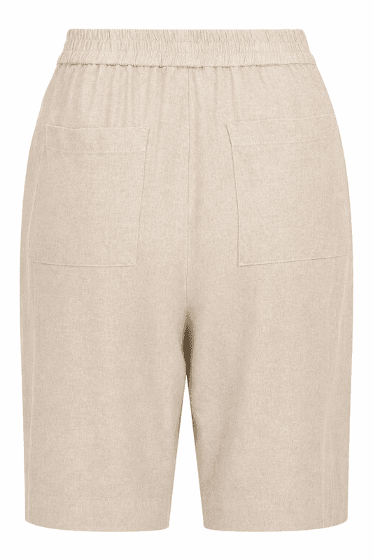 Inger lin-shorts naturfarget