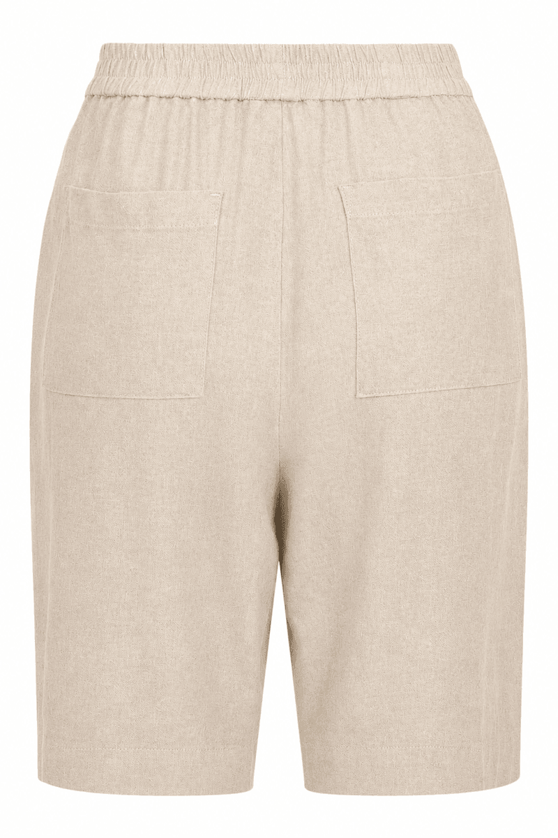 Inger lin-shorts natur