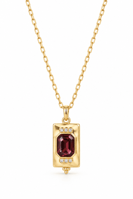 Hovedbilde Kort kjede bohemian red