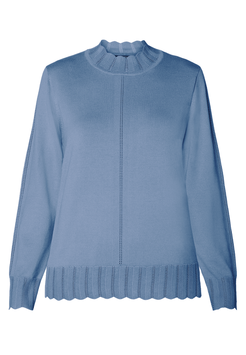 Helga blusegenser blue melange