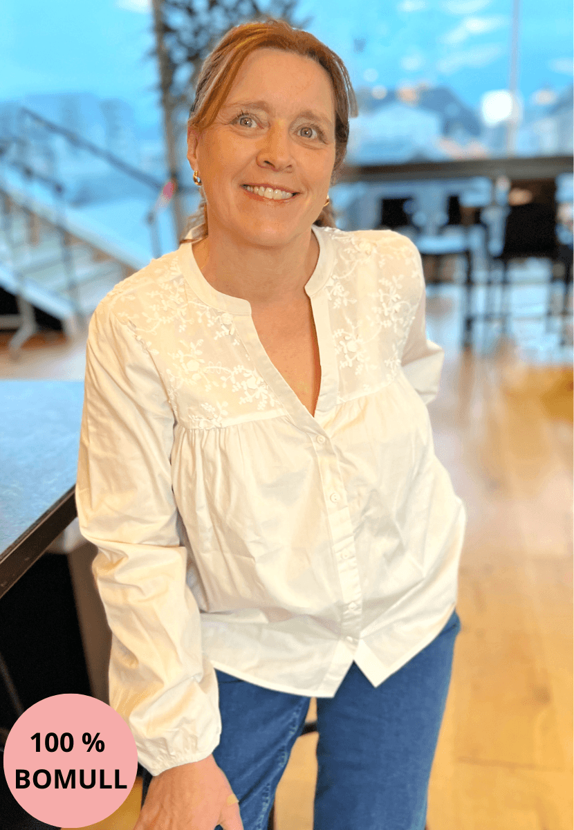 Irene skjortebluse hvit