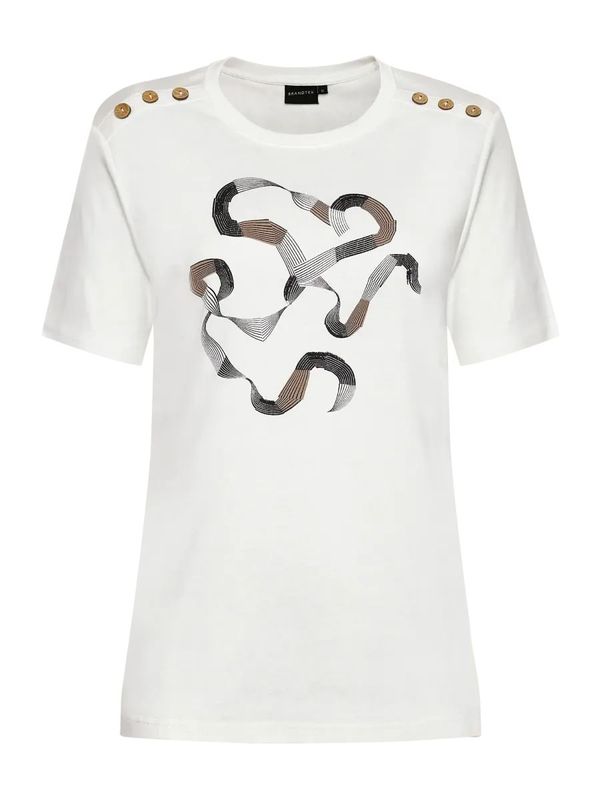 Eli T-shirt skulderknapper