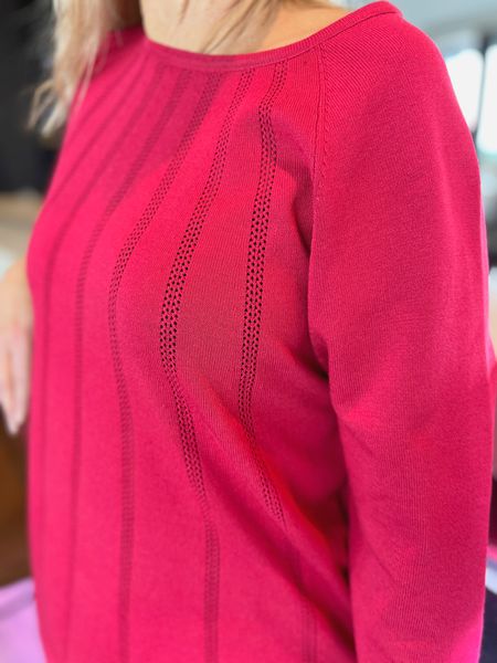 Hovedbilde Nelly genser Raspberry