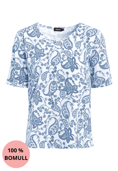 Hovedbilde Ellen t-shirt blå ornament