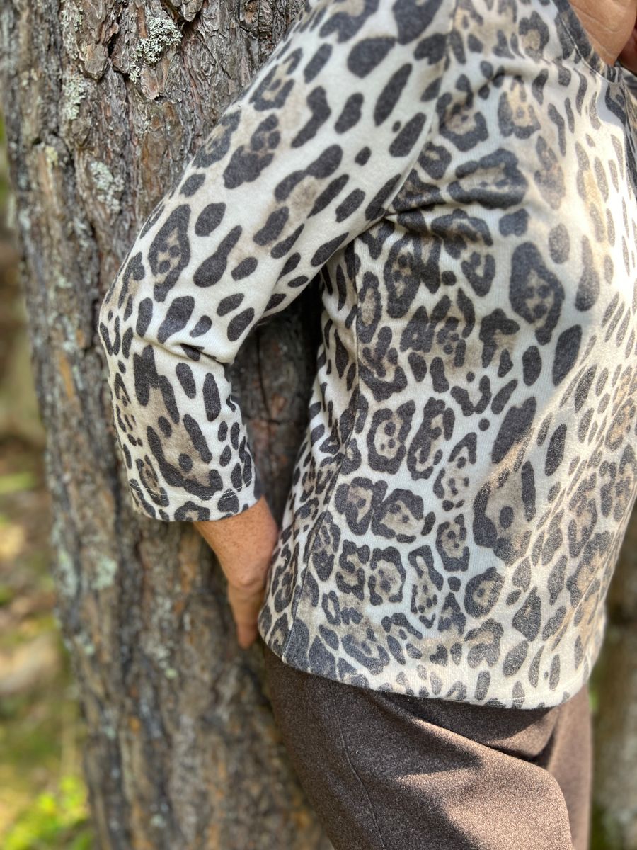 Nelly tynn fleece leopard