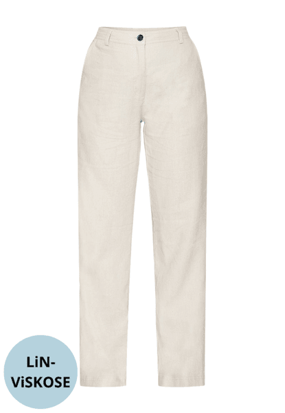 Hovedbilde Sølvi linbukse natur 78 cm