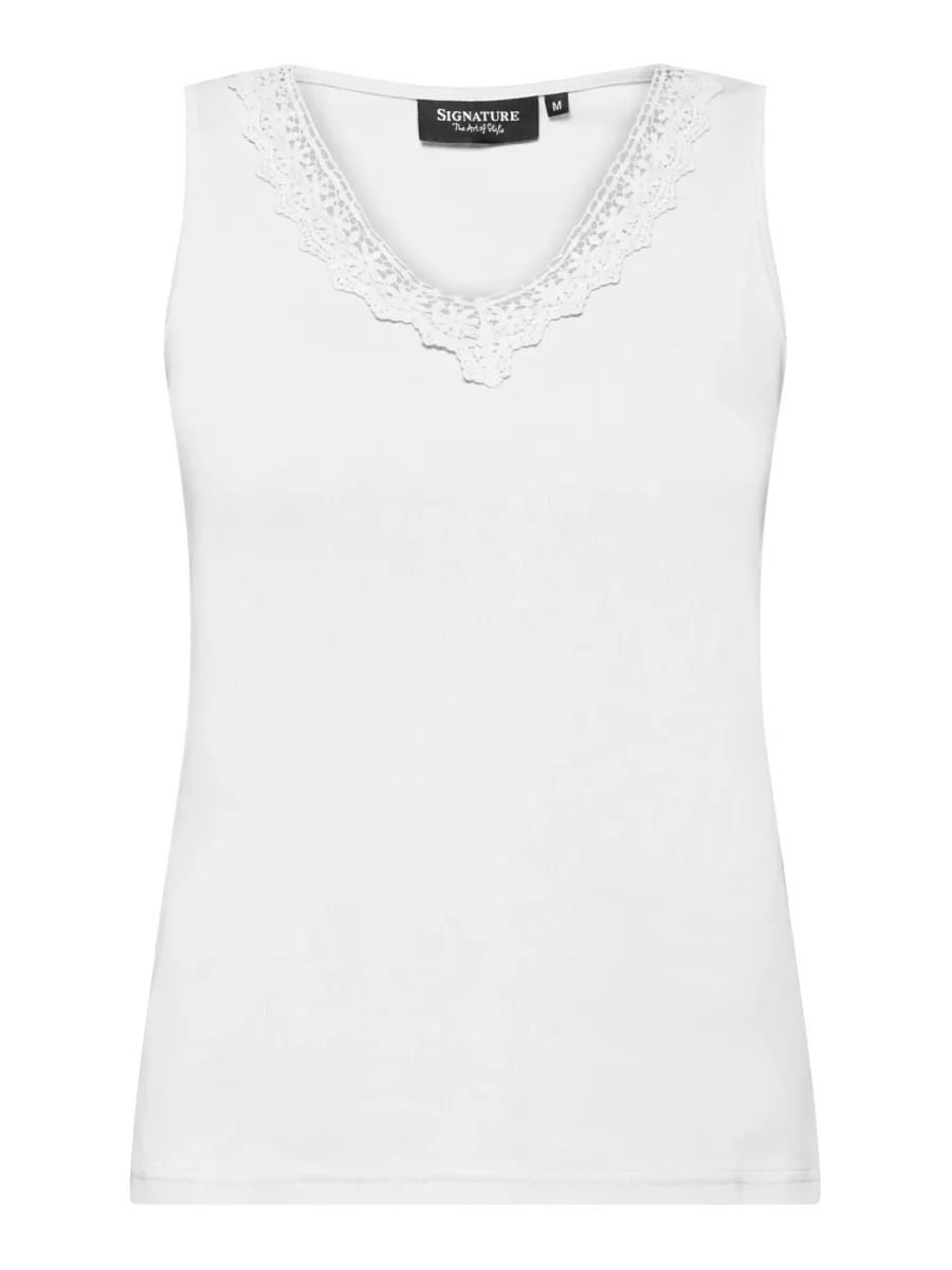 Sølvi singlet hvit blonde