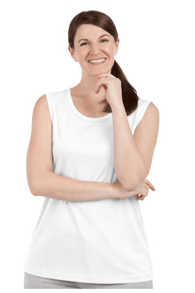 Hovedbilde Mona basic singlet hvit