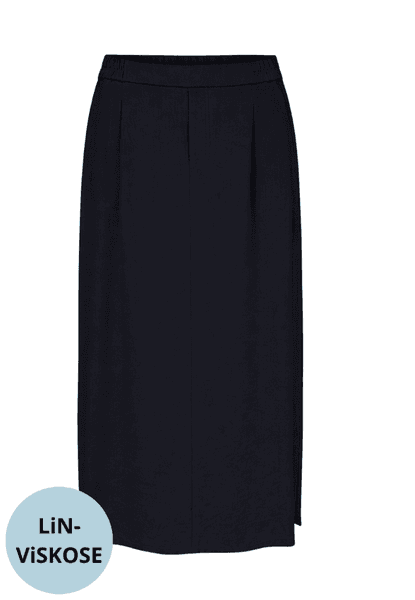 Hovedbilde Andrea linskjørt marineblått