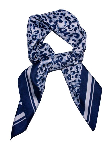 Hovedbilde Skjerf dyreprint navy