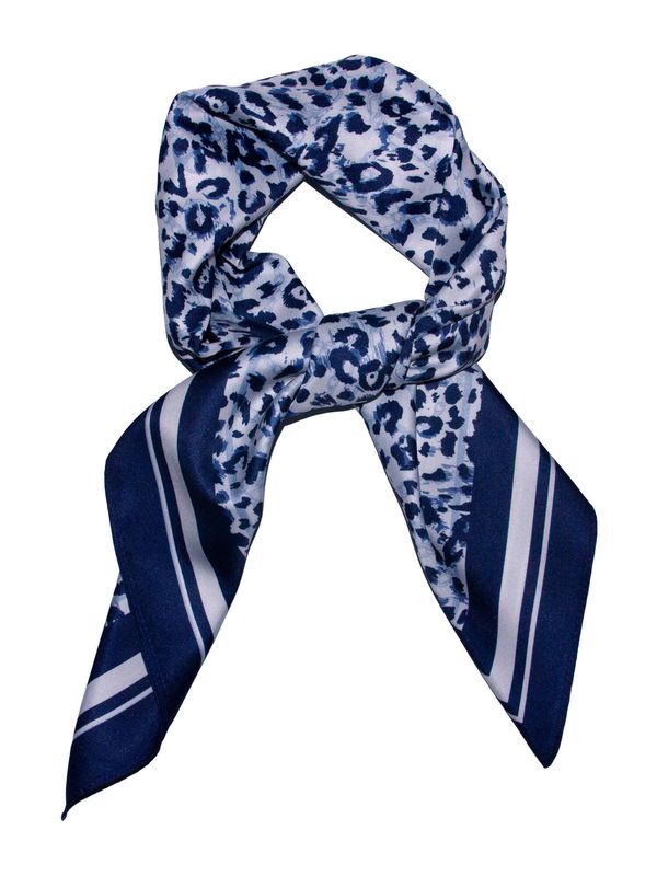 Skjerf dyreprint navy