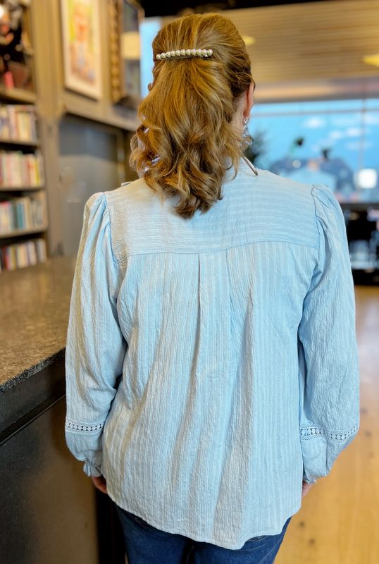 Tonje bluse lys blå