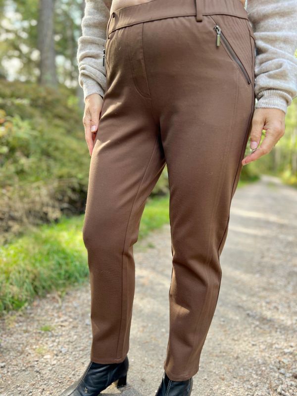 Siri bukse soft jersey brun 72 cm