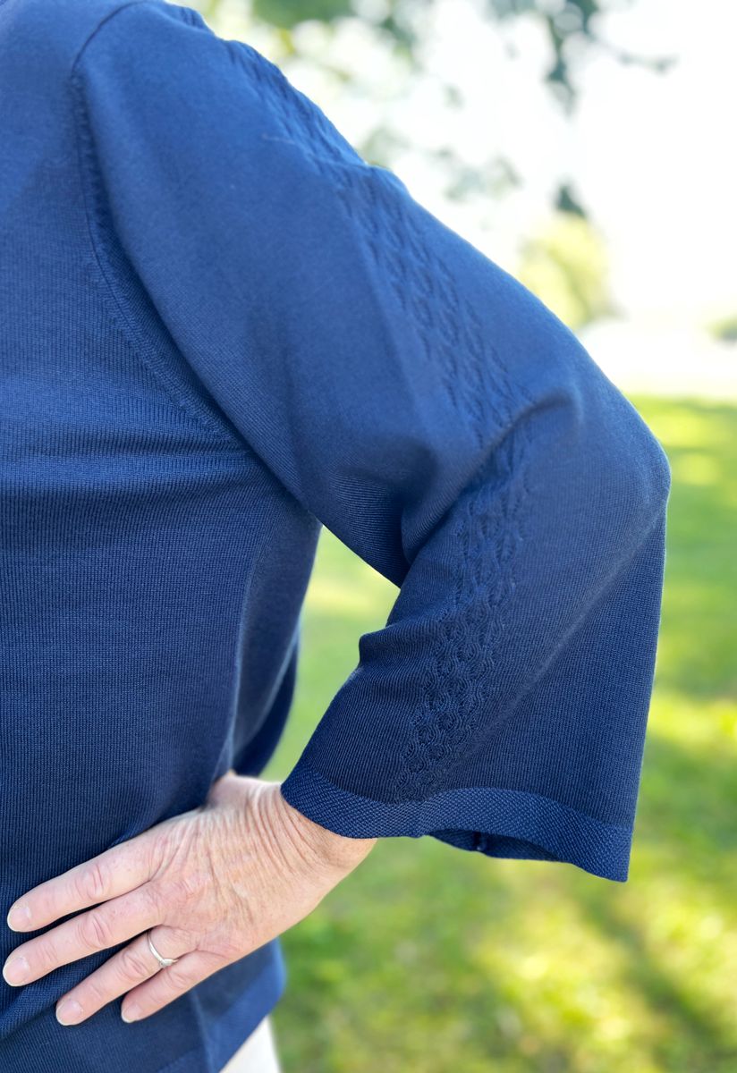 Sissel genser admiralblå