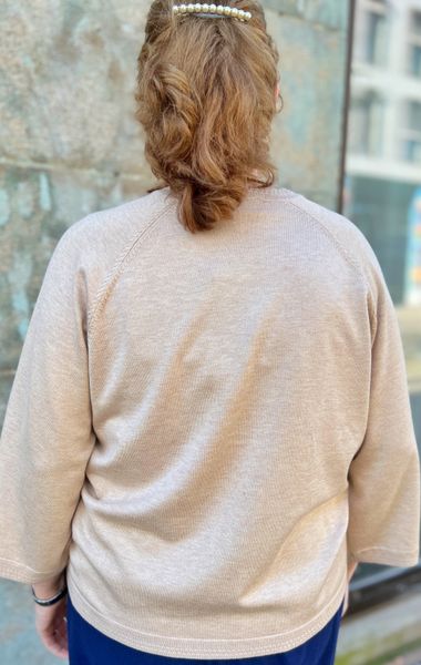 Hovedbilde Tonje genser beige melert