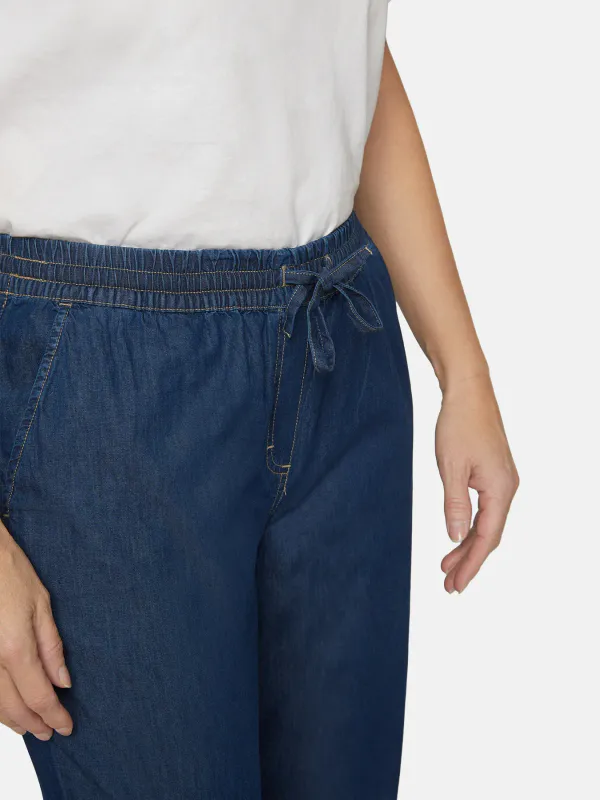 Silje denimbukser med god vidde