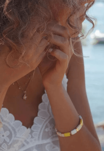 Hovedbilde Emaljer armbånd yellow mix