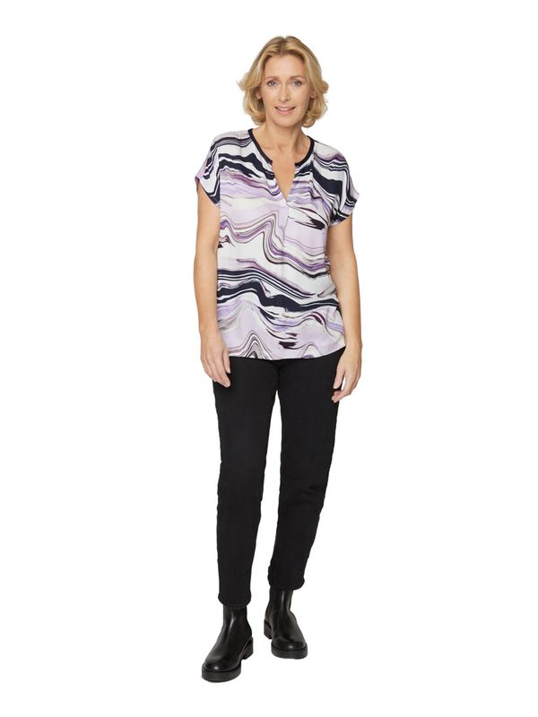 Marita bluse lavendel marmor